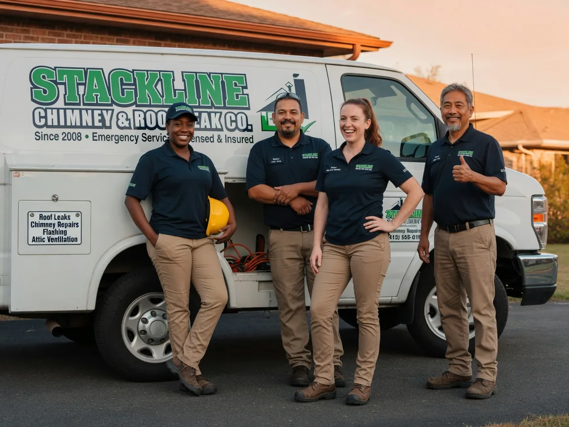 Chimney flashing repair company in Oregon House, CA
